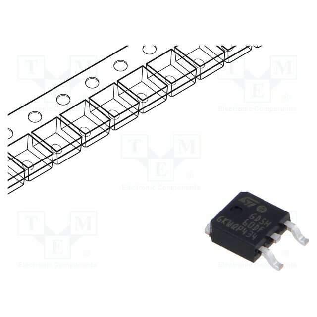 STMICROELECTRONICS Transistor: IGBT; 600V; 5A; 83W