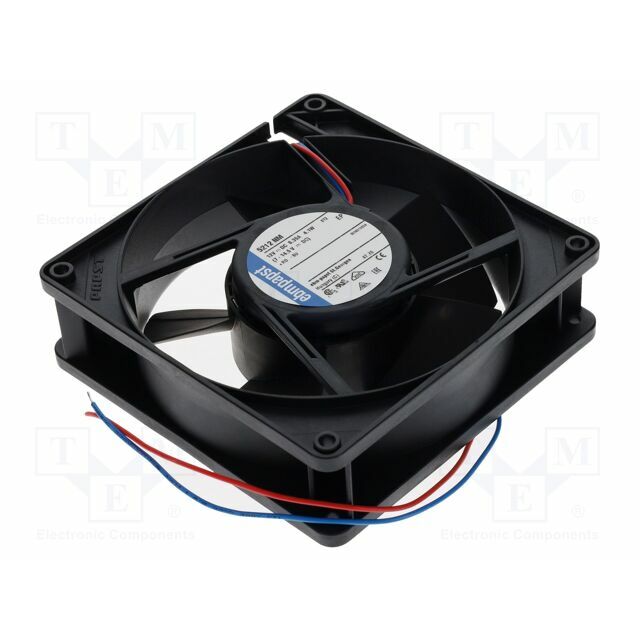 EBM-PAPST Fan: DC; 127x127x38mm; axial; 12VDC