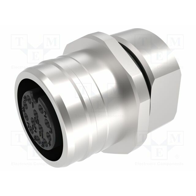 MOLEX Connector: M12; plug; female; 60V