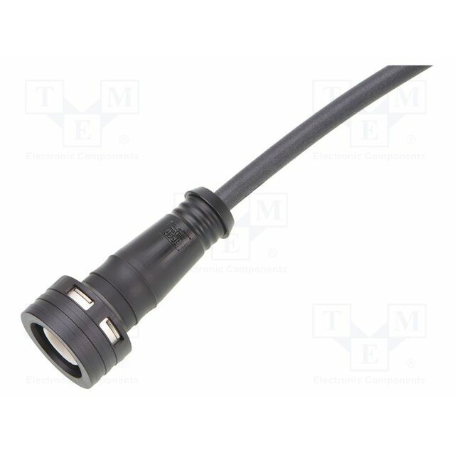 MOLEX Connector: M12; socket; PIN: 4