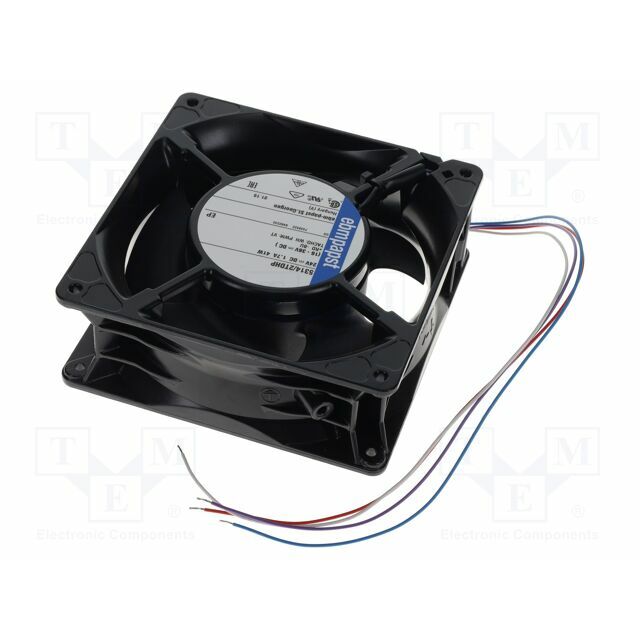 EBM-PAPST Fan: DC; 140x140x51mm; axial; 24VDC