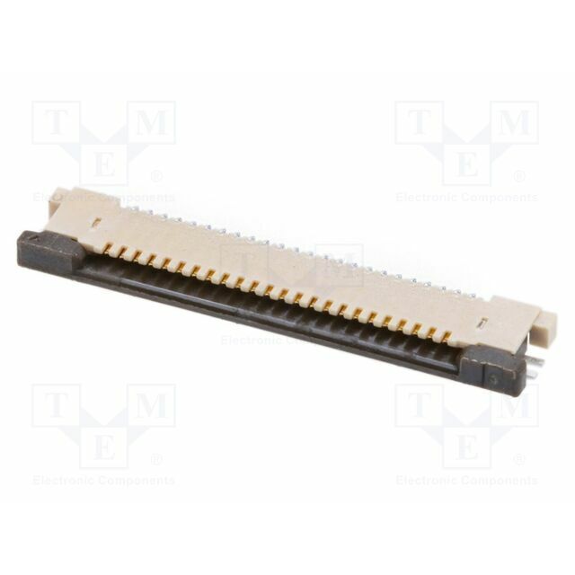 MOLEX Connector: FFC/FPC; gold-plated; SMT; 500mA
