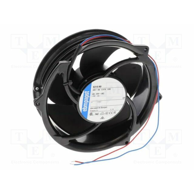 EBM-PAPST Fan: DC; 172x172x51mm; axial; 48VDC
