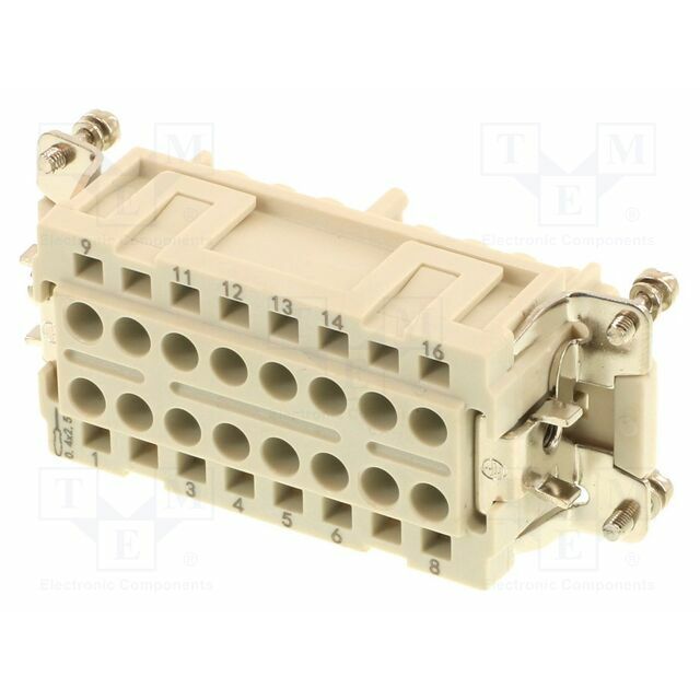 MOLEX Female; 500V; PIN: 16; straight