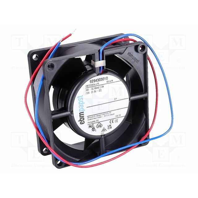 EBM-PAPST Fan: DC; axial; 24VDC; 48