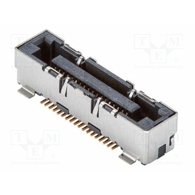 MOLEX Connector: FFC/FPC; gold-plated; SMT; 500mA