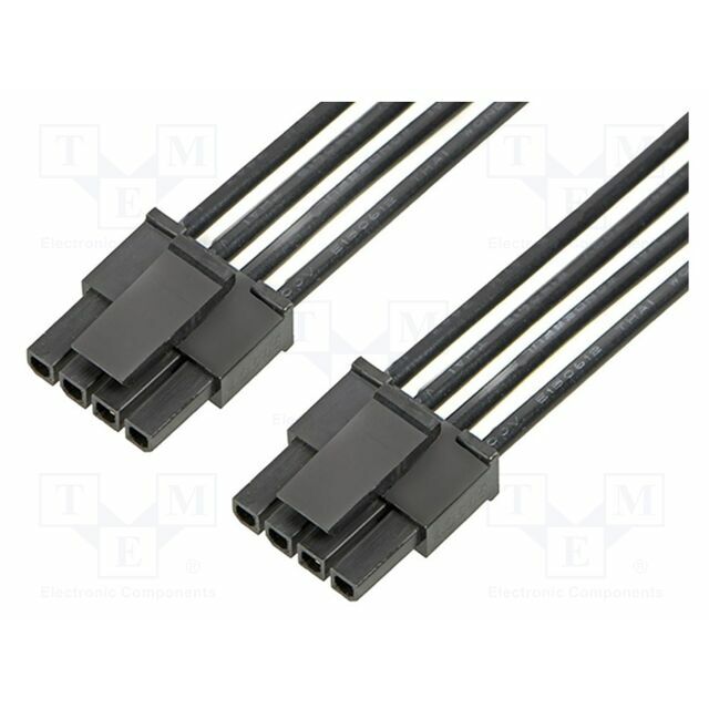 MOLEX PIN: 4; black; tinned; 3mm