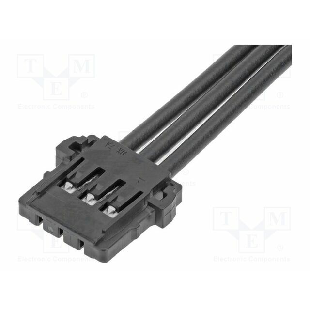 MOLEX PIN: 3; Plating: gold-plated; compression