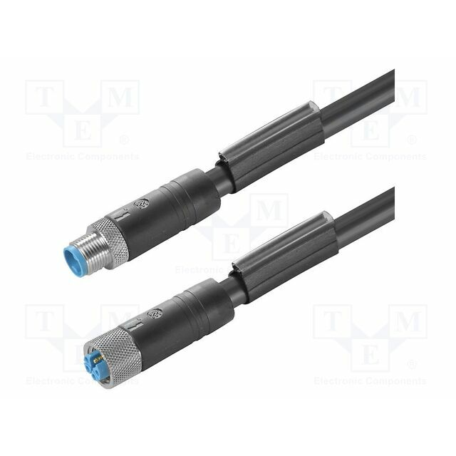 WEIDMÜLLER Cable: for sensors/automation; M12; PIN: