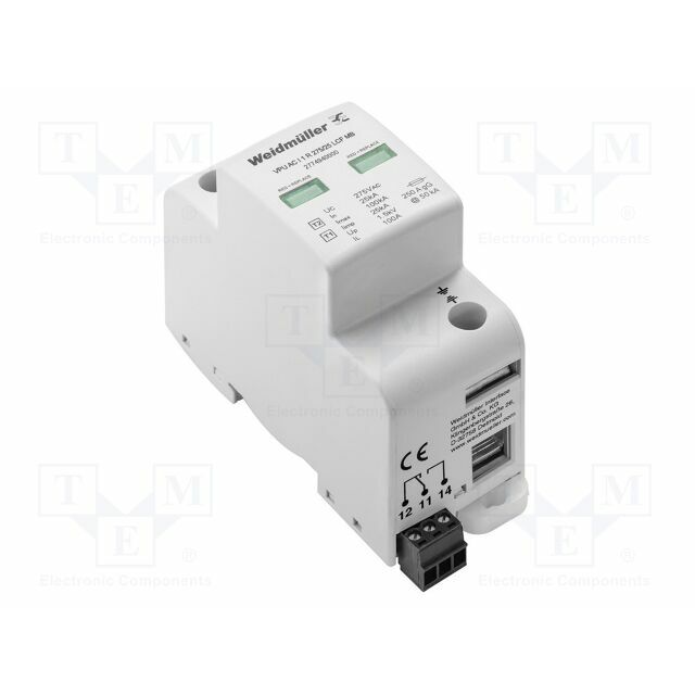 WEIDMÜLLER Surge arrester; Poles: 1; screw