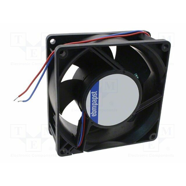EBM-PAPST Fan: DC; 92x92x38mm; axial; 48VDC