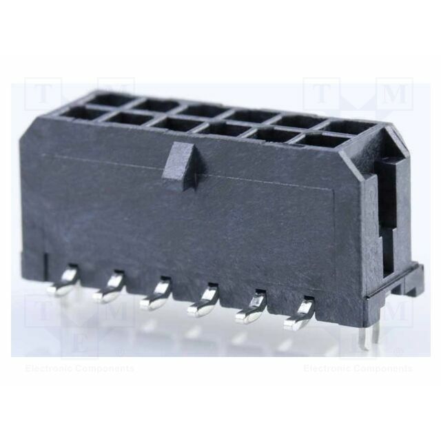 MOLEX Connector: wire-board; male; PIN: 12