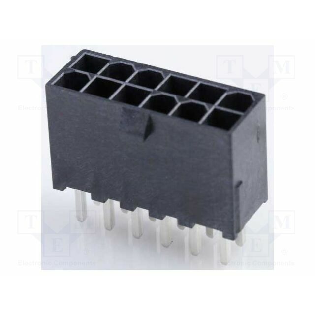 MOLEX Connector: wire-board; male; PIN: 12