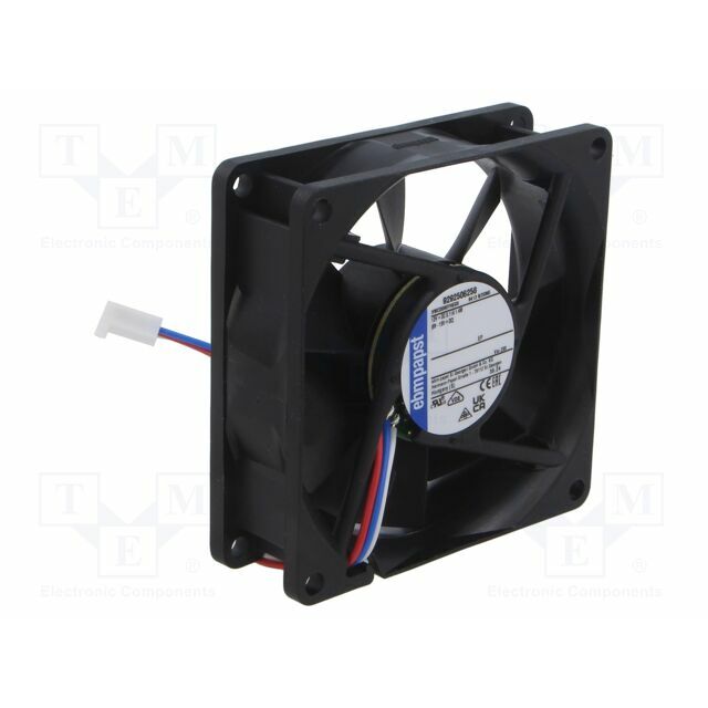 EBM-PAPST Fan: DC; 80x80x25.4mm; axial