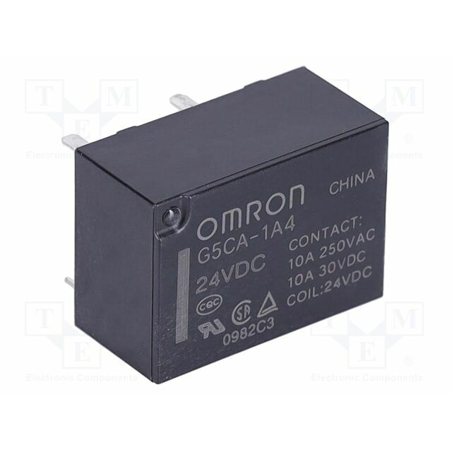 OMRON Relay: electromagnetic; Ucoil: 24VDC; SPST-NO