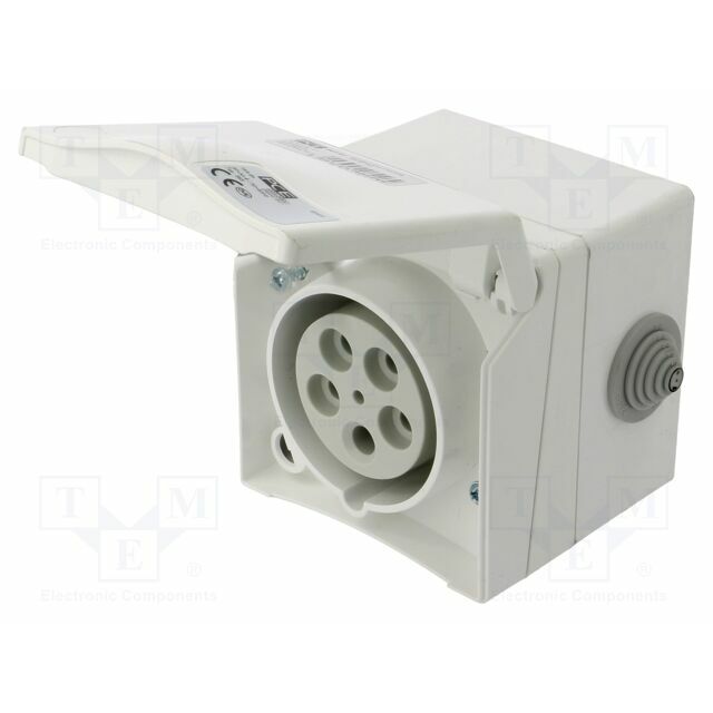 PCE Connector: AC supply 3-phase; socket