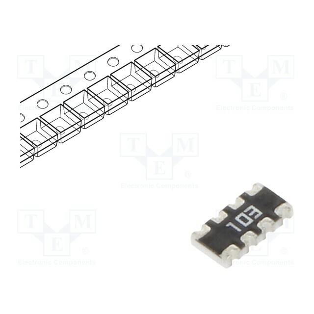 YAGEO Resistor network: Y; 10kΩ; ±5%