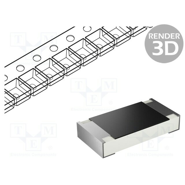 YAGEO Resistor: thick film; 2kΩ; SMD