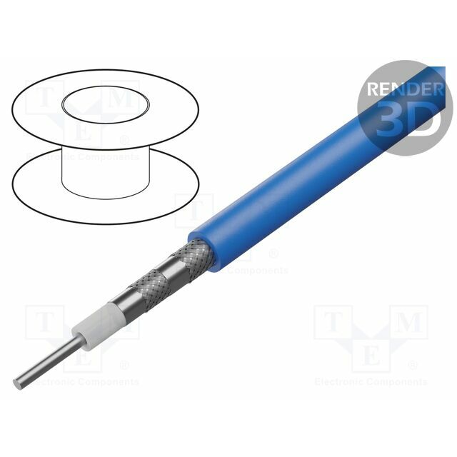 BELDEN Wire: coaxial; RG6; 1x18AWG; wire