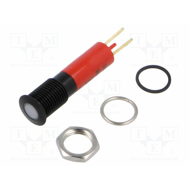 SIGNAL-CONSTRUCT Indicator: LED; flat; red; 24÷28VDC