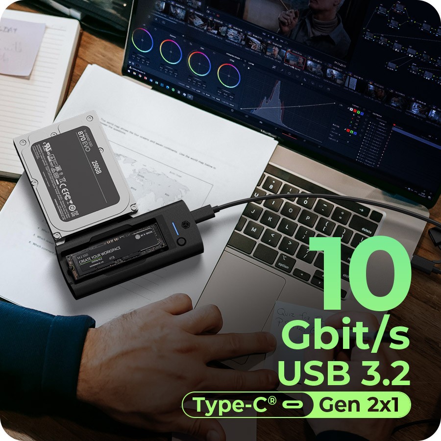 ICY BOX IB-180MS-C31 Dockingstation | IB-180MS-C31