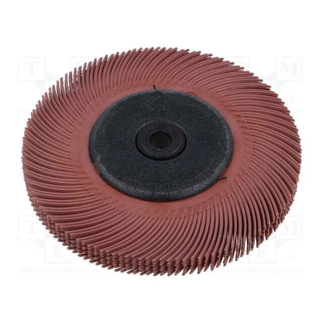 Wheel brush; Ø: 125mm; Granularity: 220