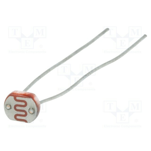 TOKEN Photoresistor; 100mW; 8÷20kΩ; 540nm; THT