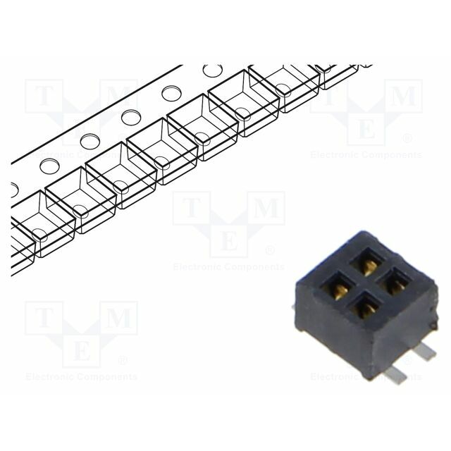 SAMTEC Connector: pin strips; socket; female