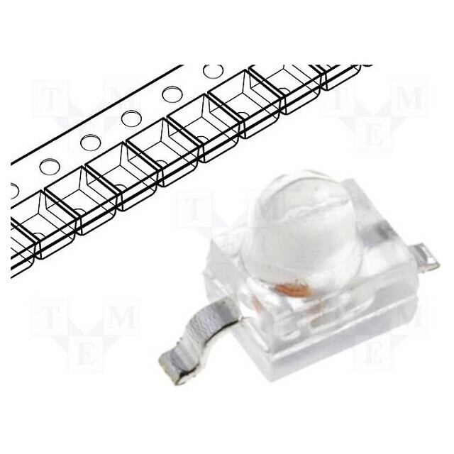 KINGBRIGHT ELECTRONIC LED; green; SMD; Gull