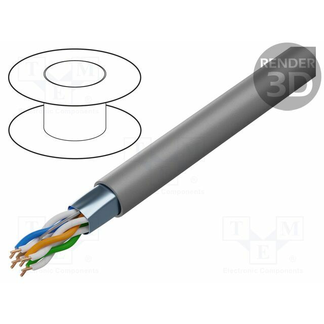 BELDEN Wire; F/UTP; Cat 5e; 4x2x26AWG