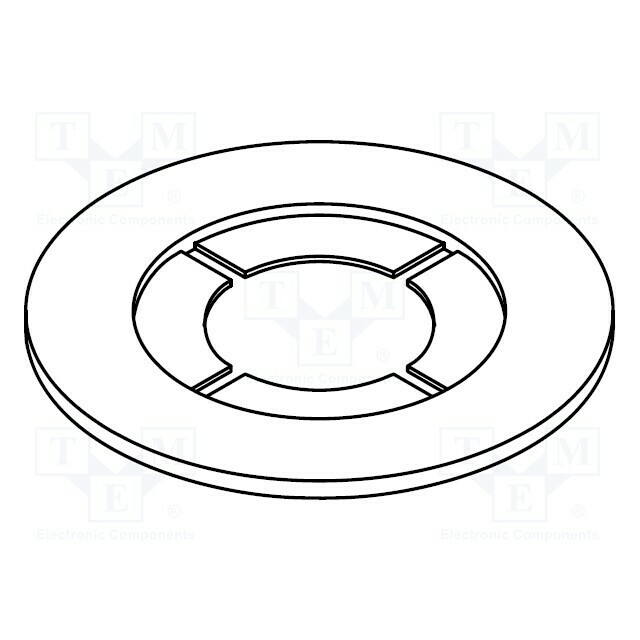 KEYSTONE Washer; round; h=0.81mm; D=9