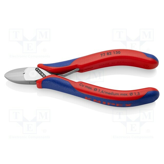 KNIPEX Side,cutting; 130mm; without chamfer
