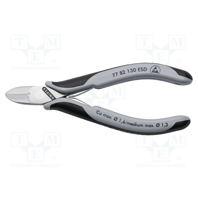 KNIPEX Side,cutting; ESD; 130mm; without