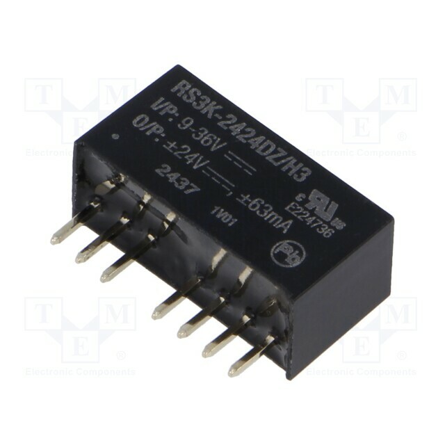 RECOM Converter: DC/DC; 3W; Uin: 9÷36VDC