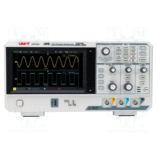 UNI-T Oscilloscope: digital; Ch: 2; 200MHz