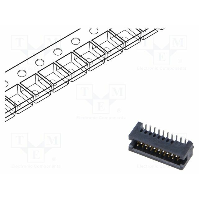SAMTEC Connector: PCB to PCB; socket