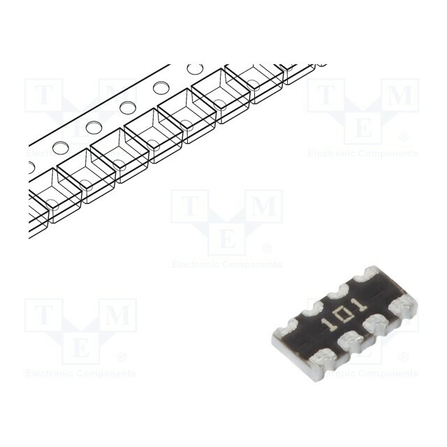 BOURNS Resistor network: Y; 100Ω; ±5%
