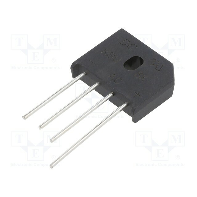 DC COMPONENTS Bridge rectifier: single-phase; Urmax: