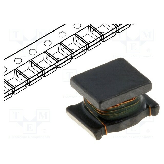 MURATA Inductor: wire; SMD; 1812; 100uH