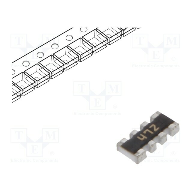 BOURNS Resistor network: Y; 4.7kΩ
