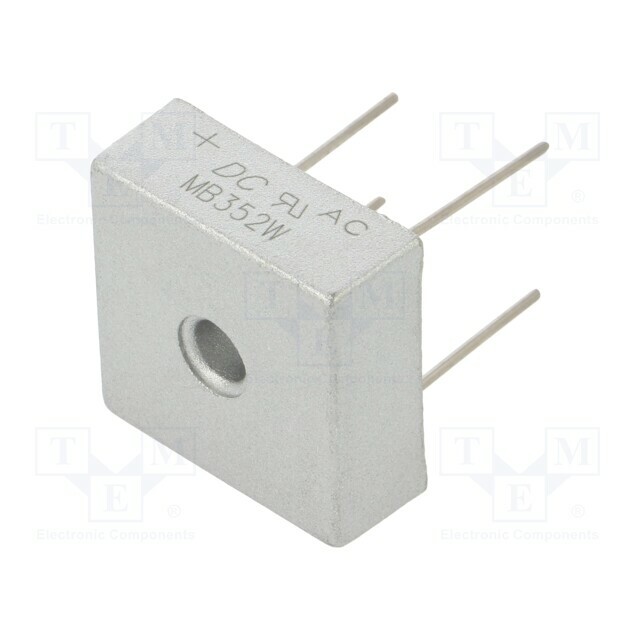 DC COMPONENTS Bridge rectifier: single-phase; Urmax: