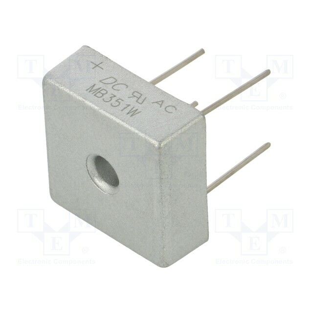 DC COMPONENTS Bridge rectifier: single-phase; Urmax: