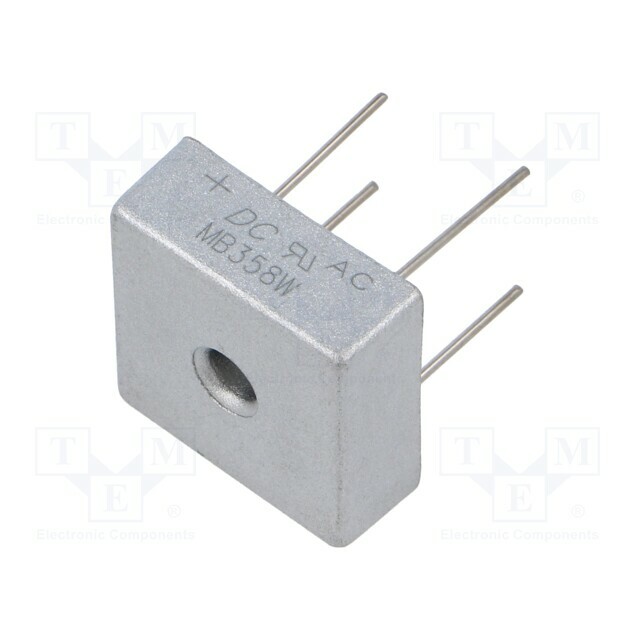 DC COMPONENTS Bridge rectifier: single-phase; Urmax: