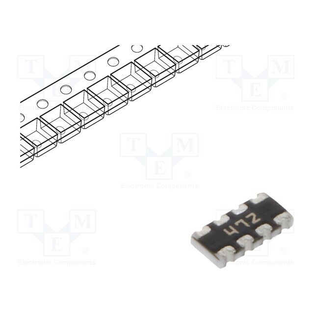 BOURNS Resistor network: Y; 4.7kΩ