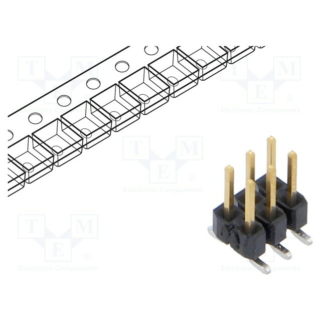 SAMTEC Connector: pin strips; pin header