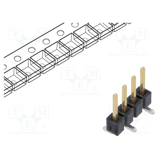 SAMTEC Connector: pin strips; pin header