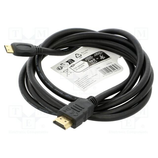 Cable; HDMI plug,mini HDMI plug