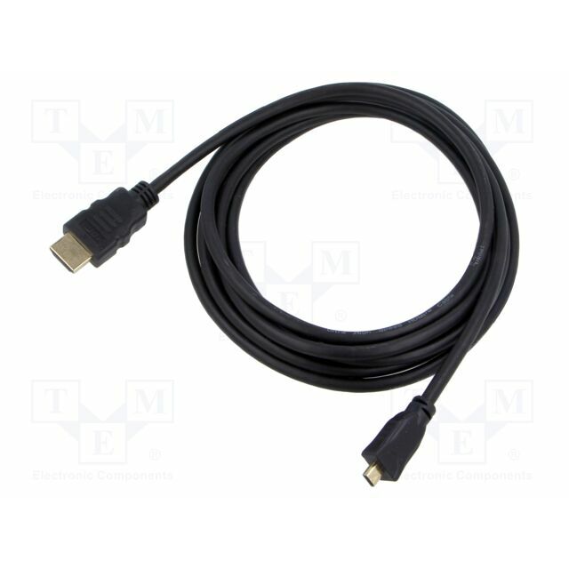 Cable; HDMI plug,micro HDMI plug