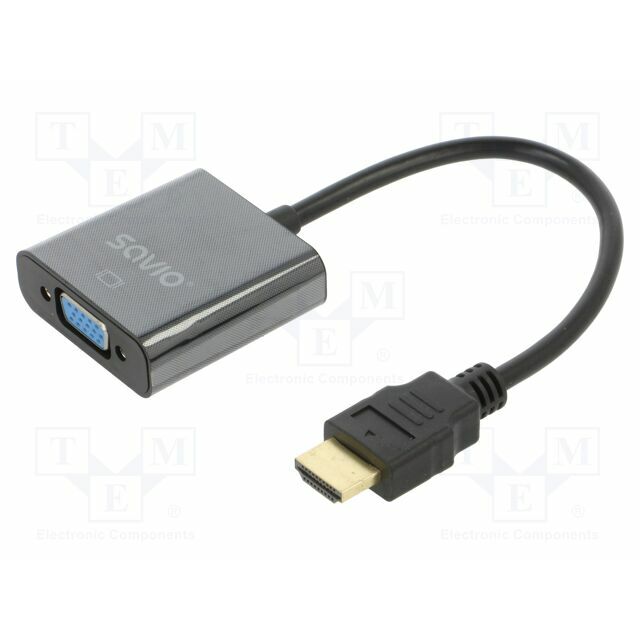 SAVIO Adapter; D-Sub 15pin HD socket