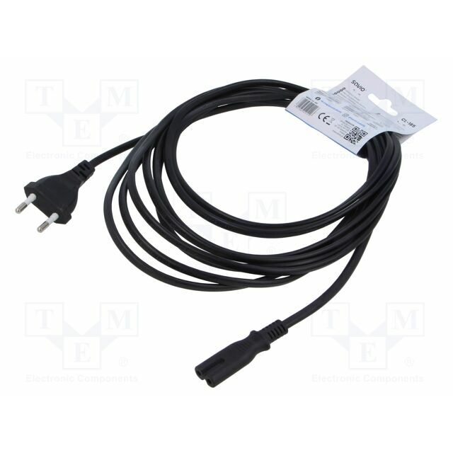 SAVIO Cable; H03VV-F; 2x0.75mm2; CEE